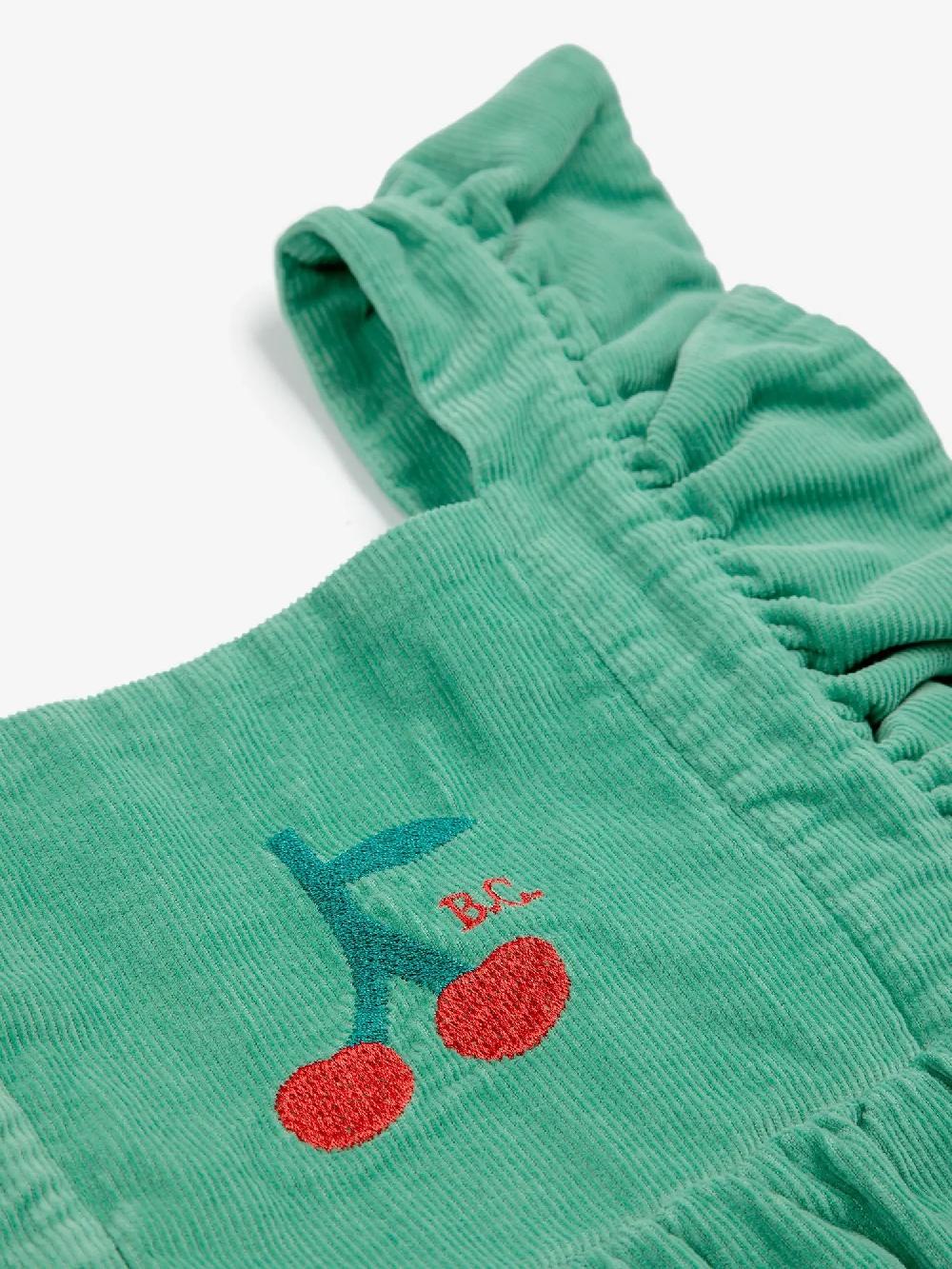 Bobo Choses Cherry Micro Corduroy Overall