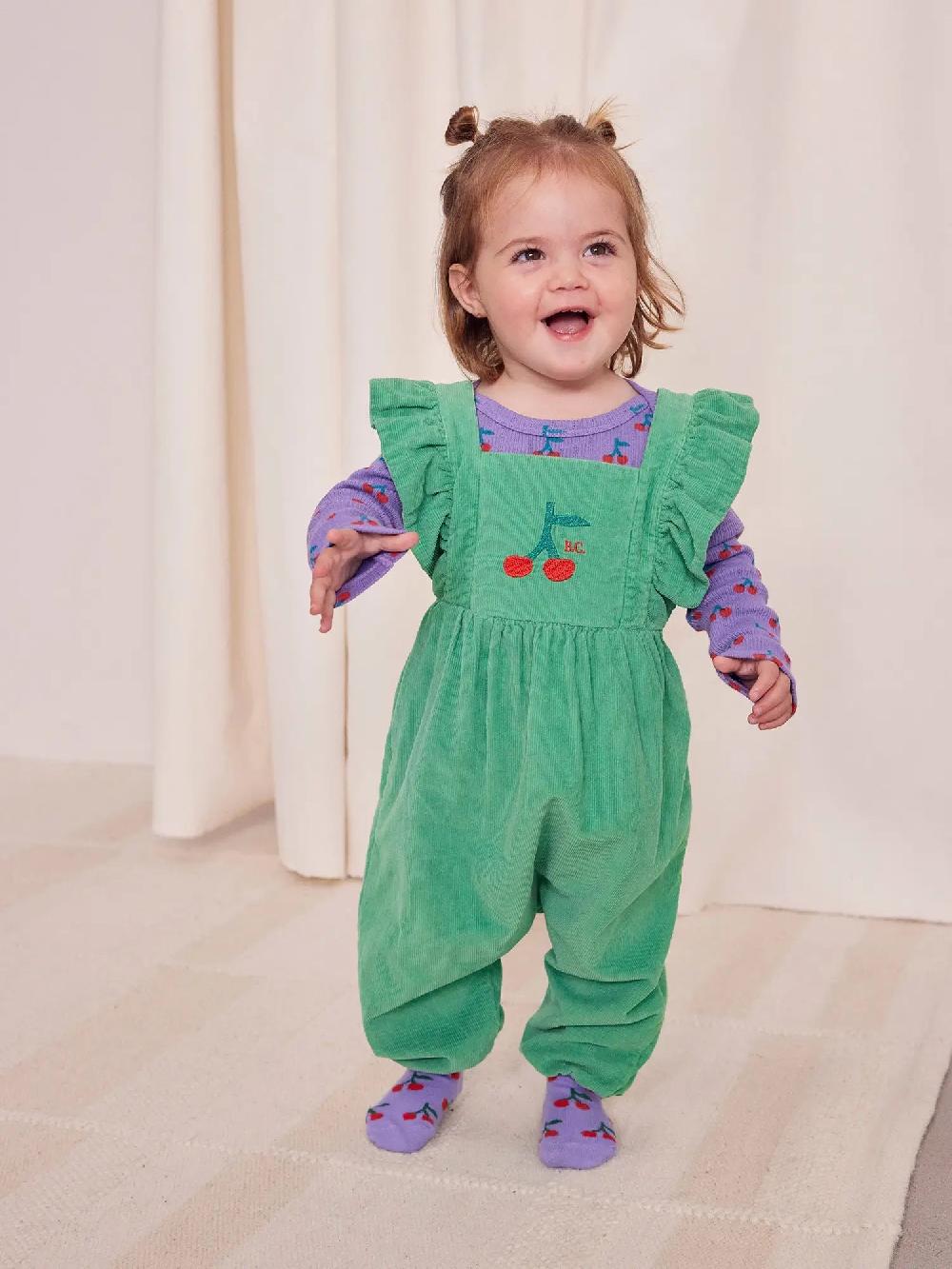 Bobo choses Cherry micro corduroy overall