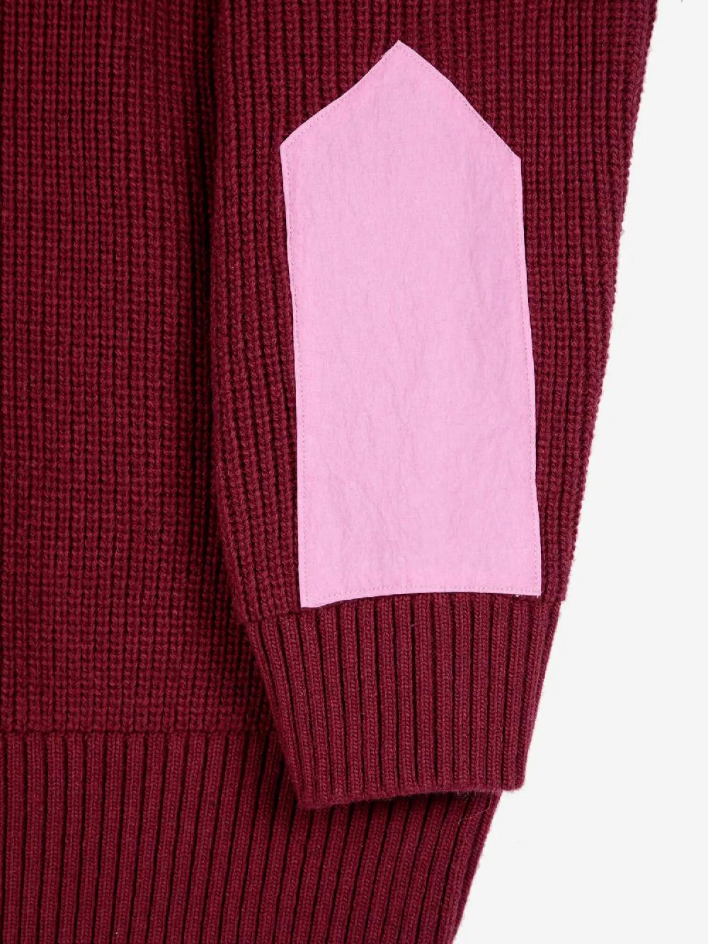 Bobo Choses Bobo Choses Color Block Buttoned Neck Jumper