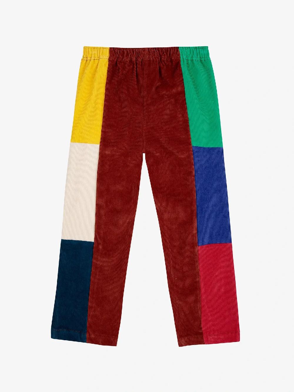 Bobo Choses Bobo Choses Color Block Corduroy Straight Pants