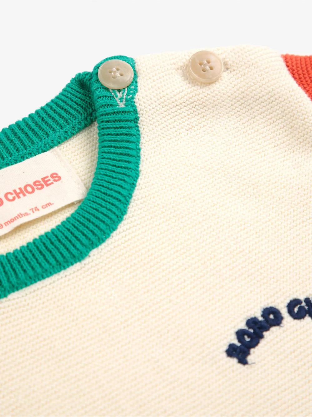 Bobo Choses Color Block Knitted T-shirt