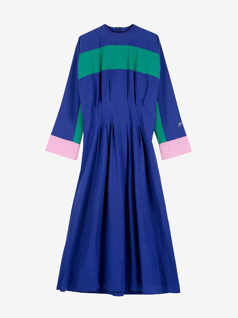 Bobo Choses Color Block Mock-neck Dress