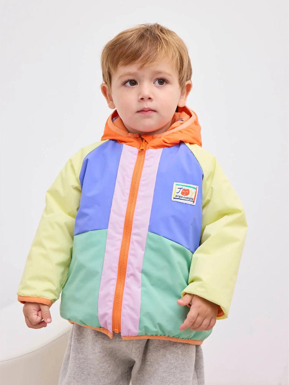 Bobo choses Color Block reversible light anorak