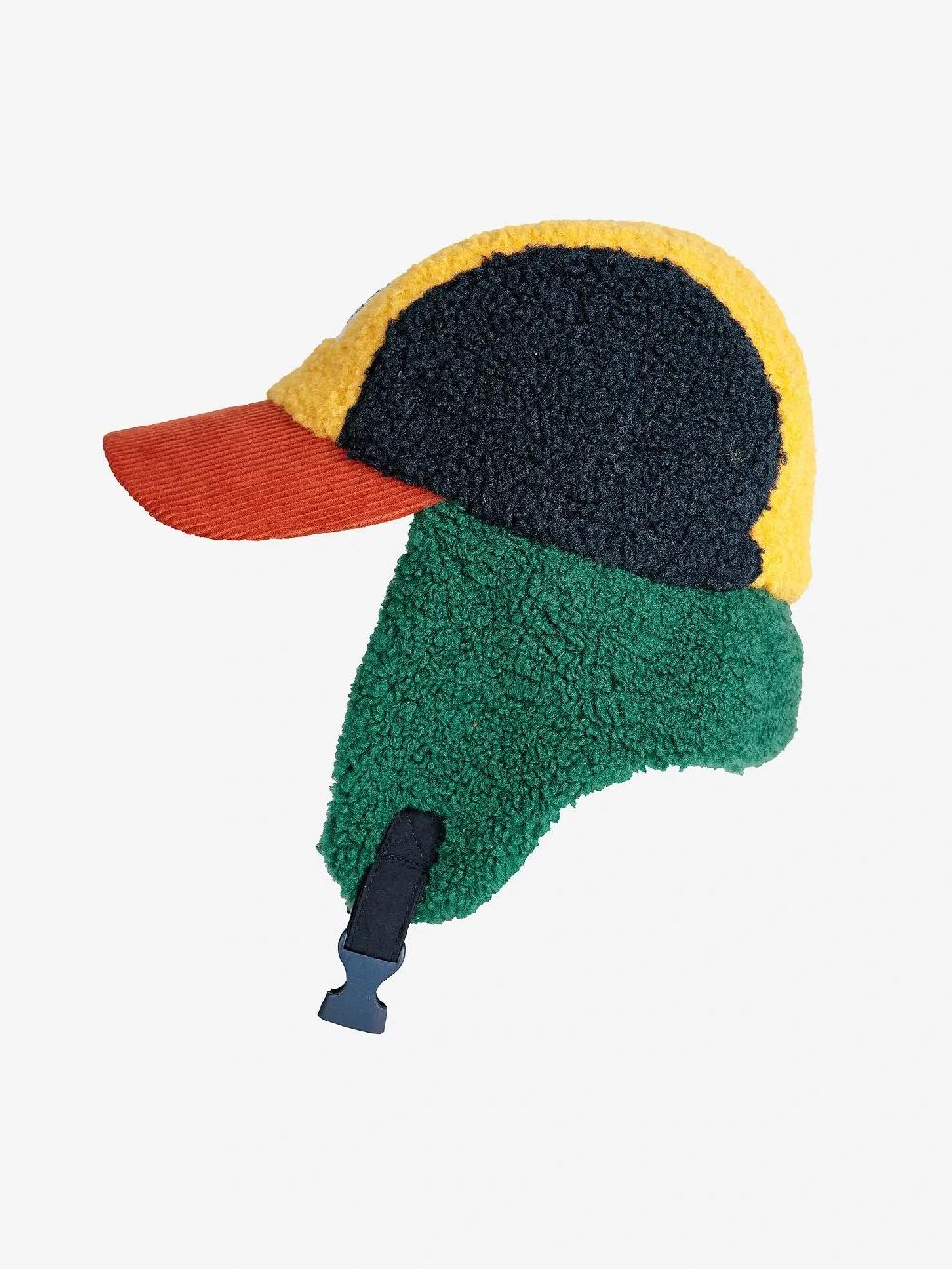 Bobo Choses Color Block Sheepskin Chapka