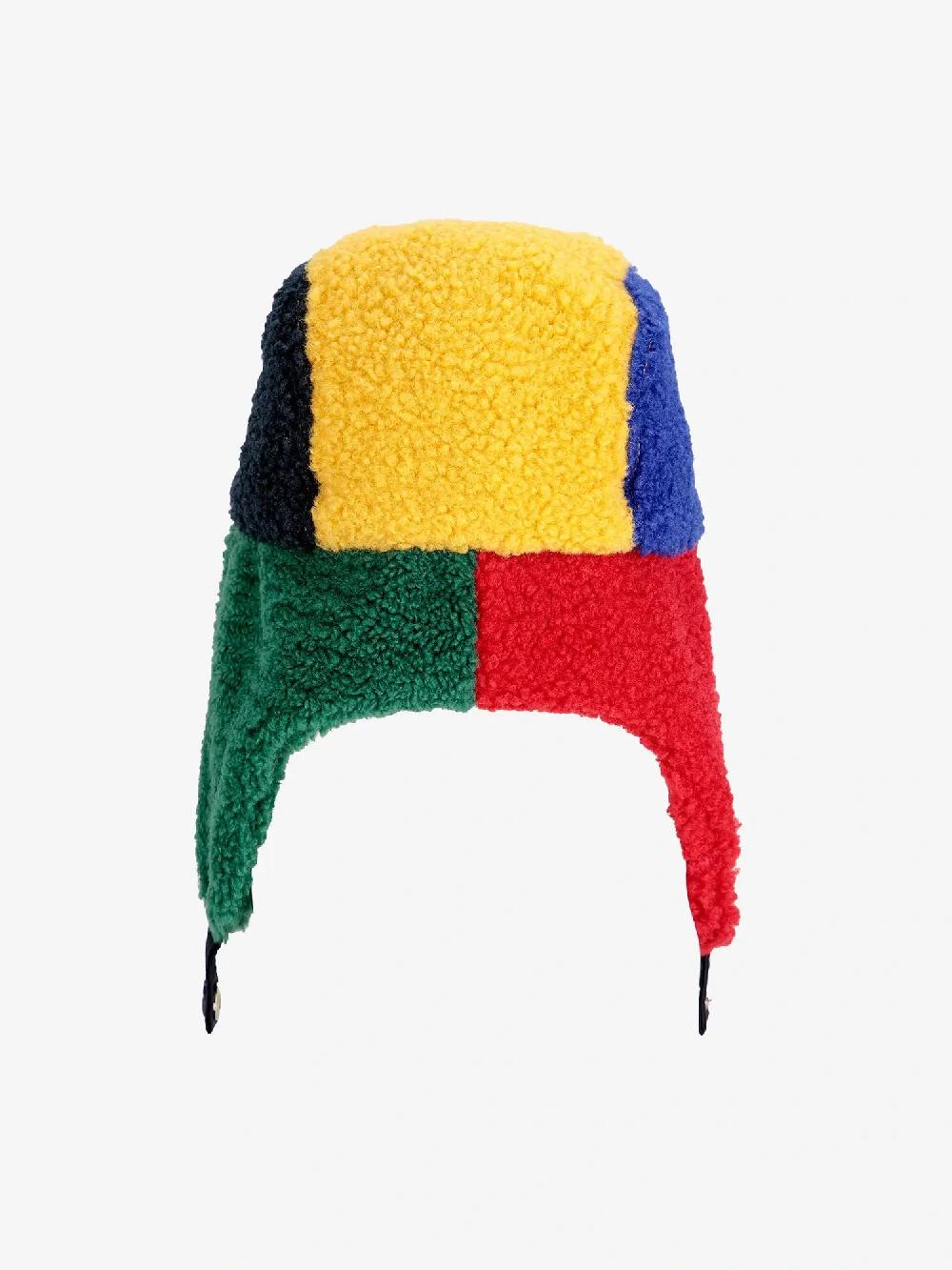 Bobo Choses Color Block Sheepskin Chapka