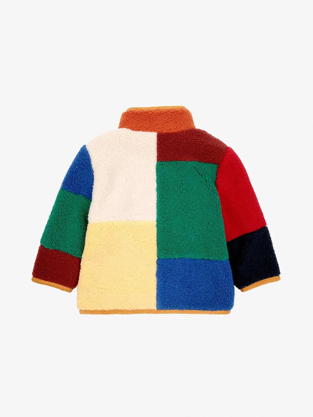 Bobo Choses Color Block Sheepskin Jacket