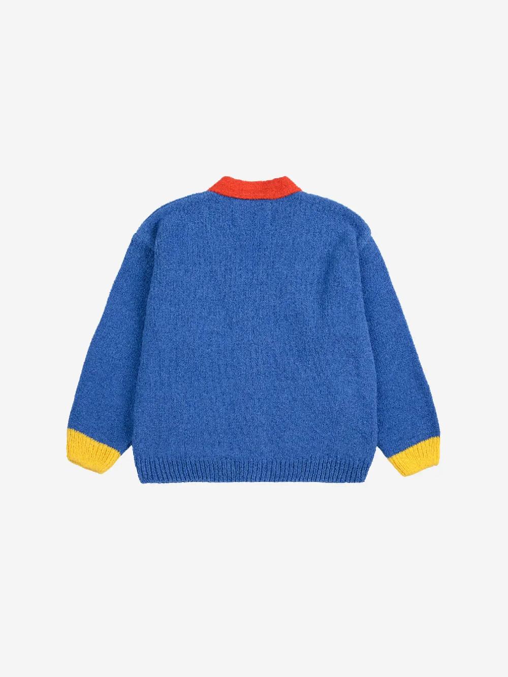 Bobo Choses Color Block V-neck Cardigan