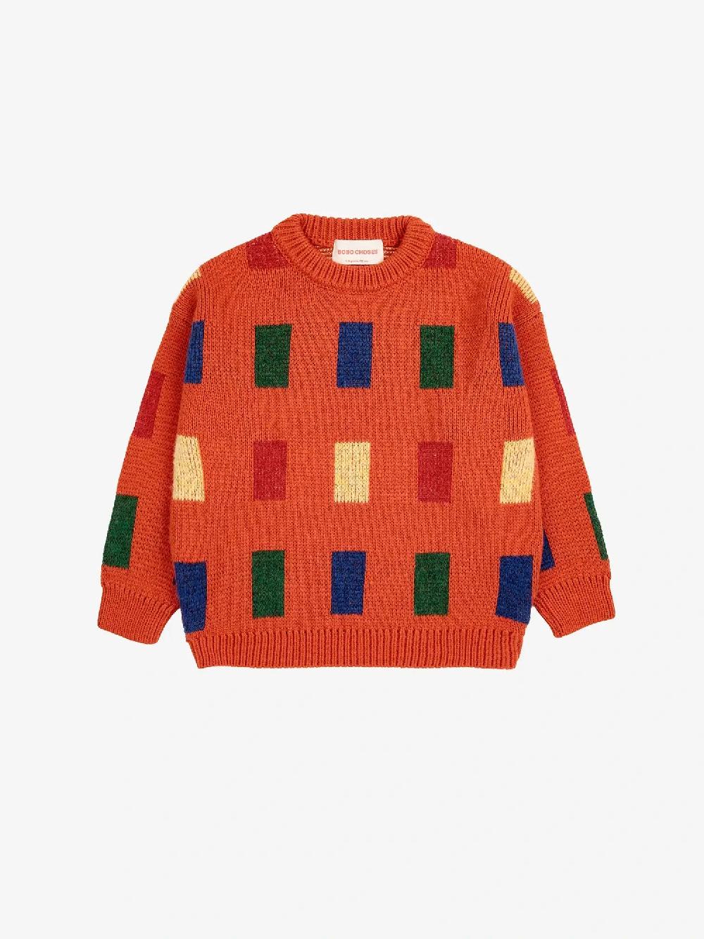 Bobo Choses Color Game All Over Jacquard Jumper