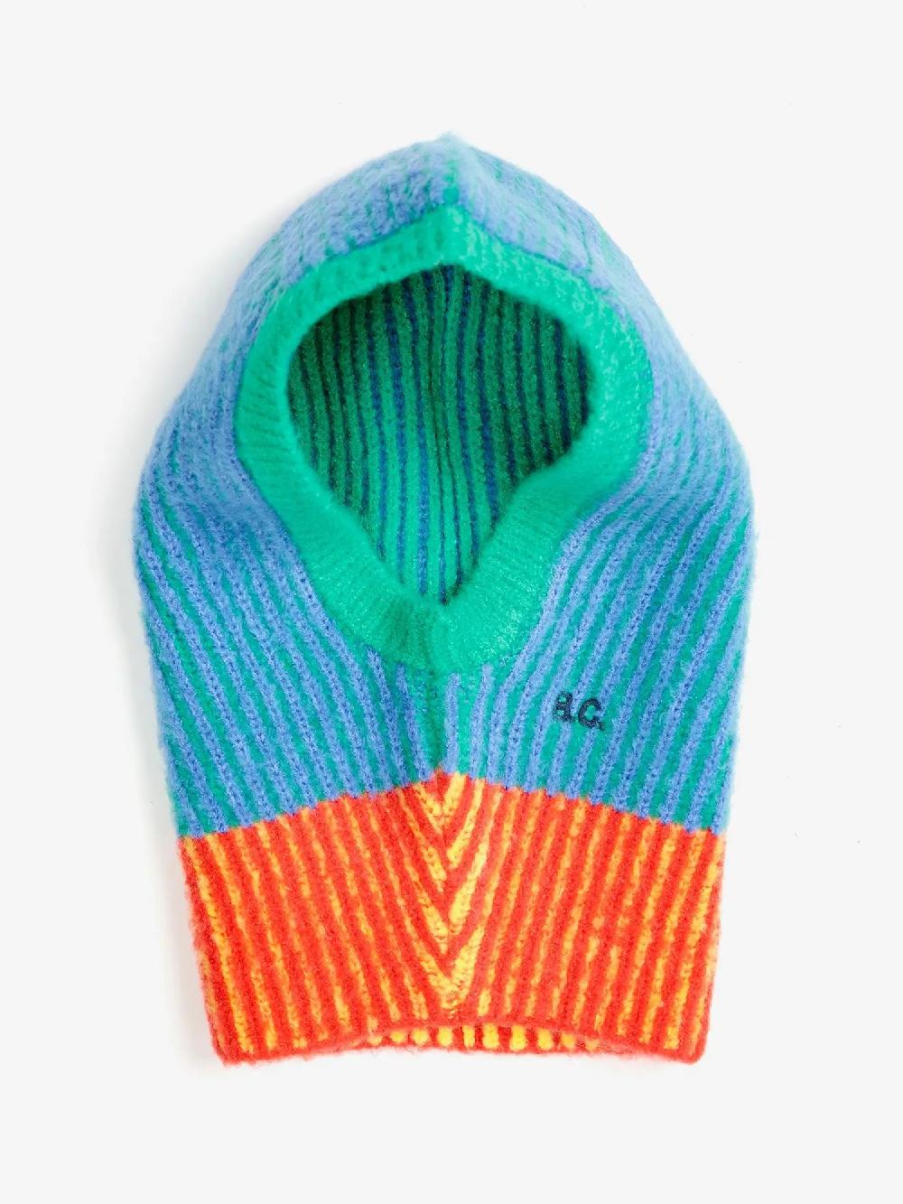 Bobo Choses Color Stripes Knitted Balaclava