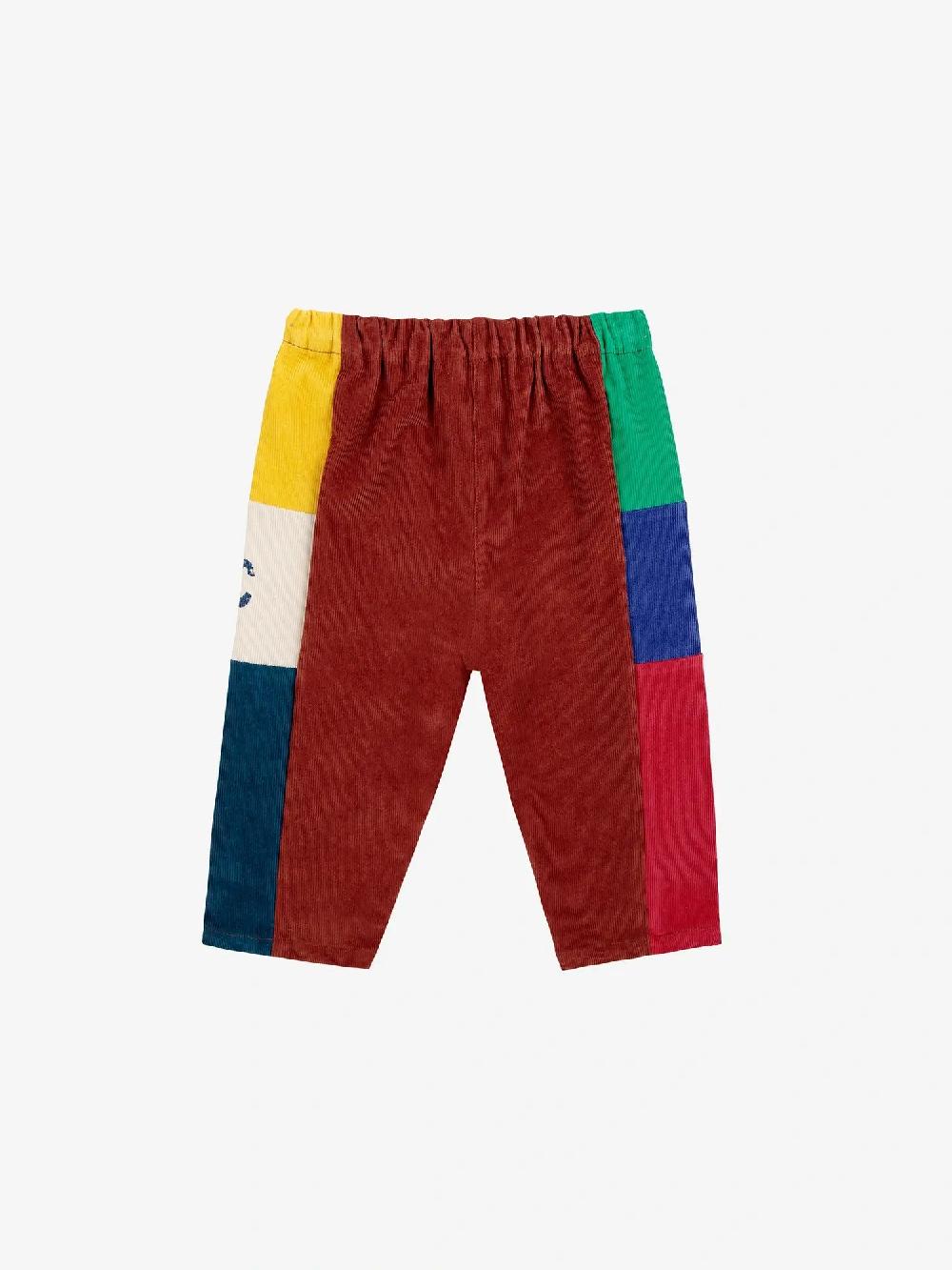 Bobo Choses Colorblock Corduroy Pants