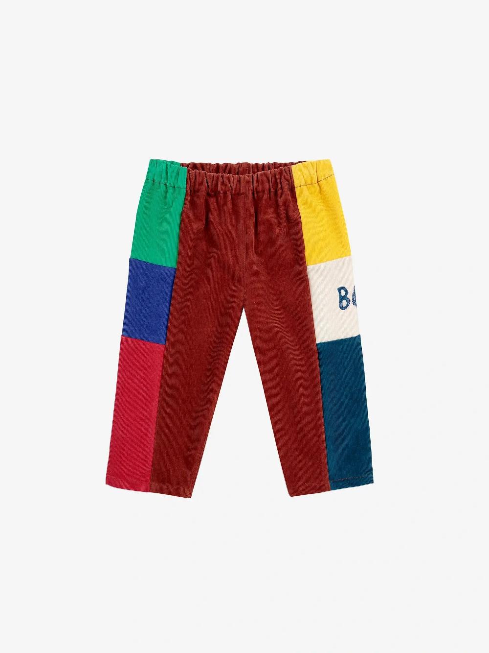 Bobo choses Colorblock corduroy pants
