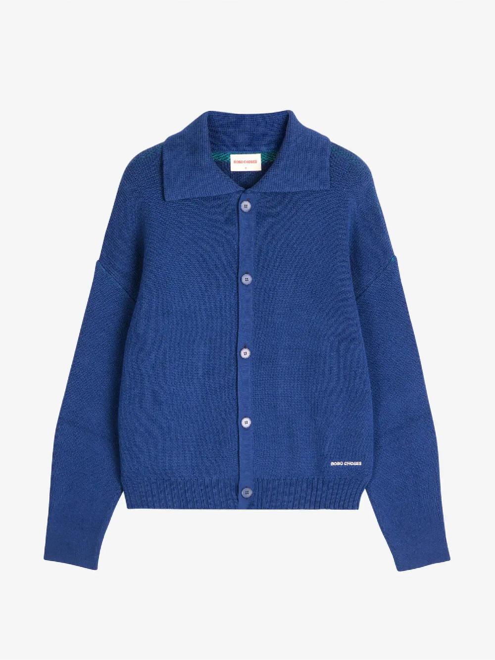 Bobo Choses Couple Fish Collar Cardigan