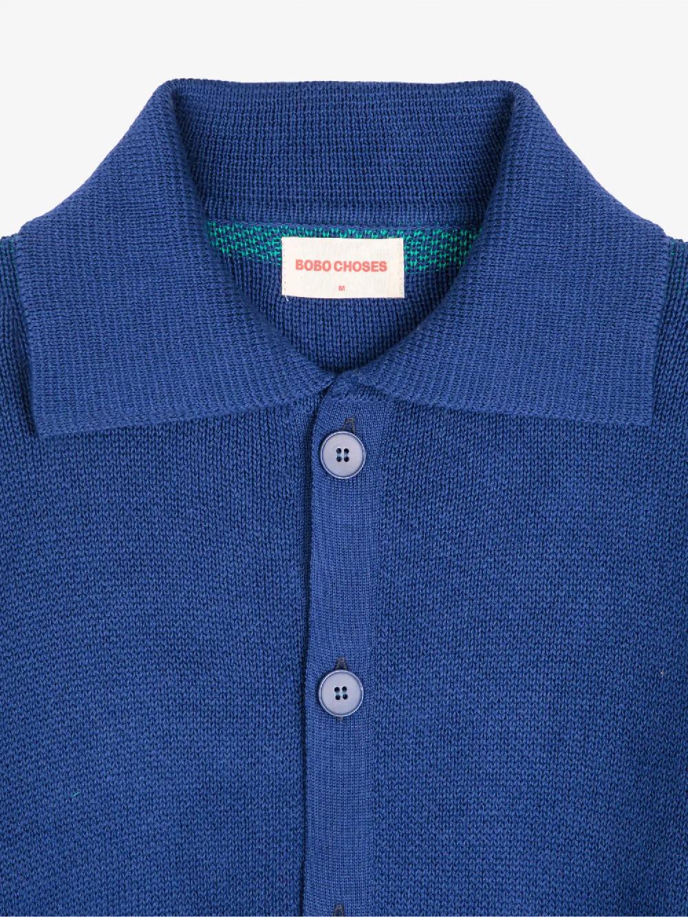 Bobo Choses Couple Fish Collar Cardigan