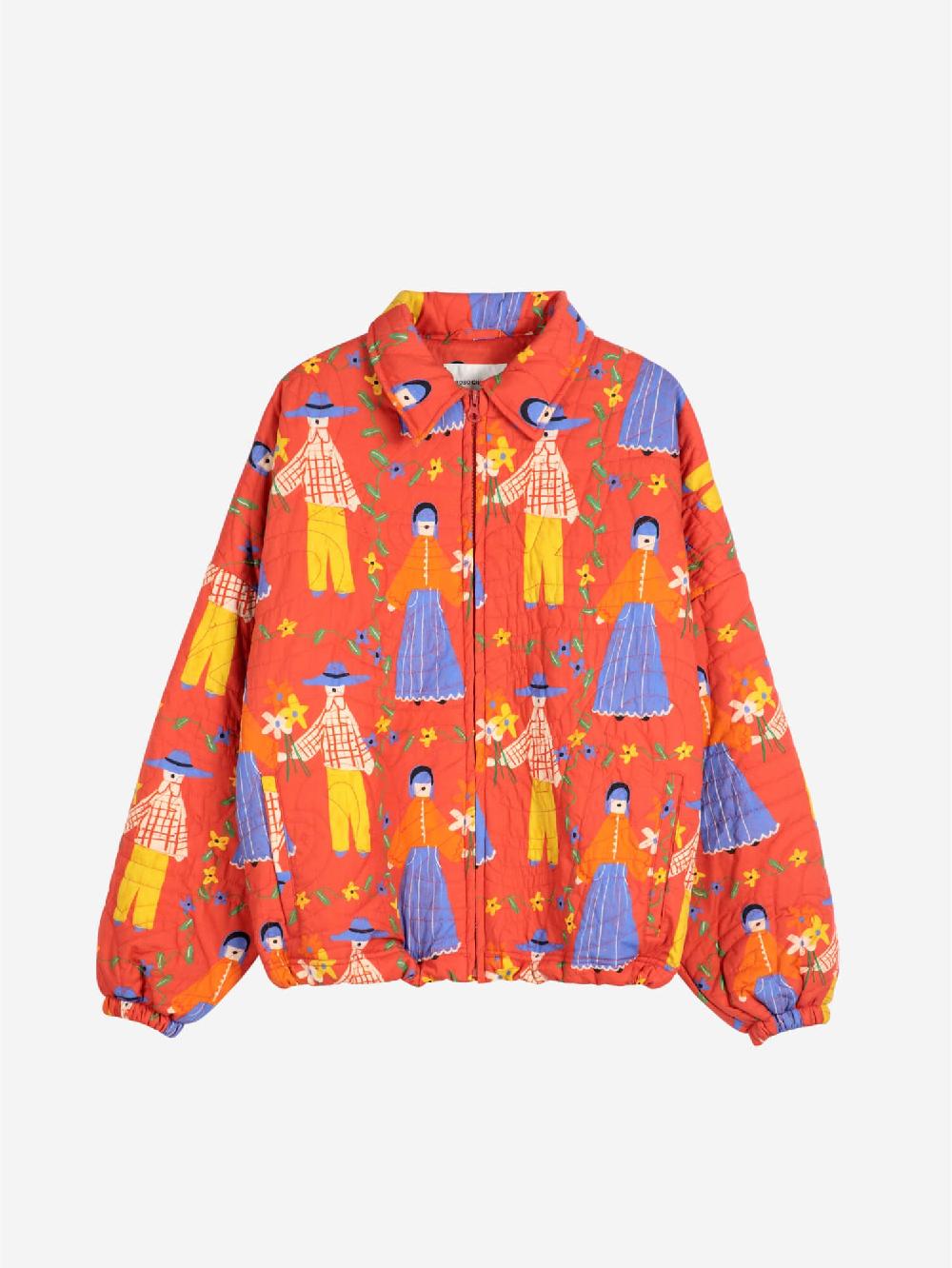 Bobo Choses Couples Print Quilted Jacket