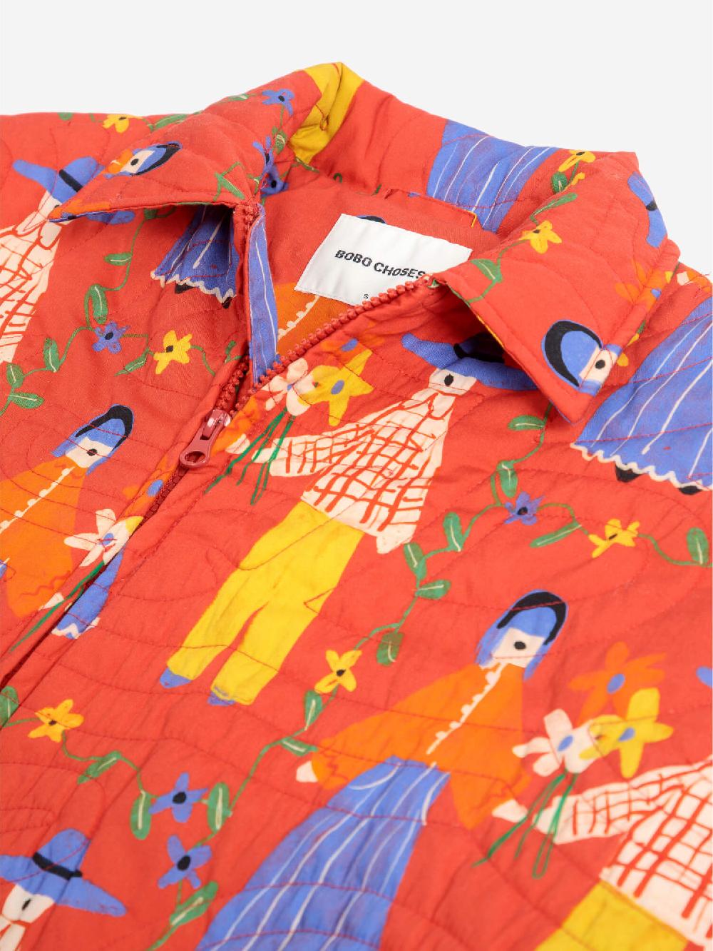 Bobo Choses Couples Print Quilted Jacket