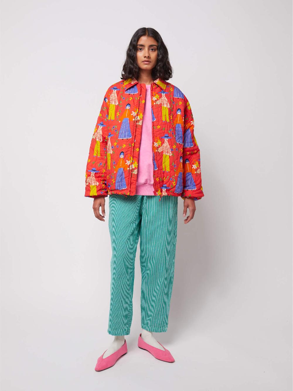 Bobo Choses Couples Print Quilted Jacket