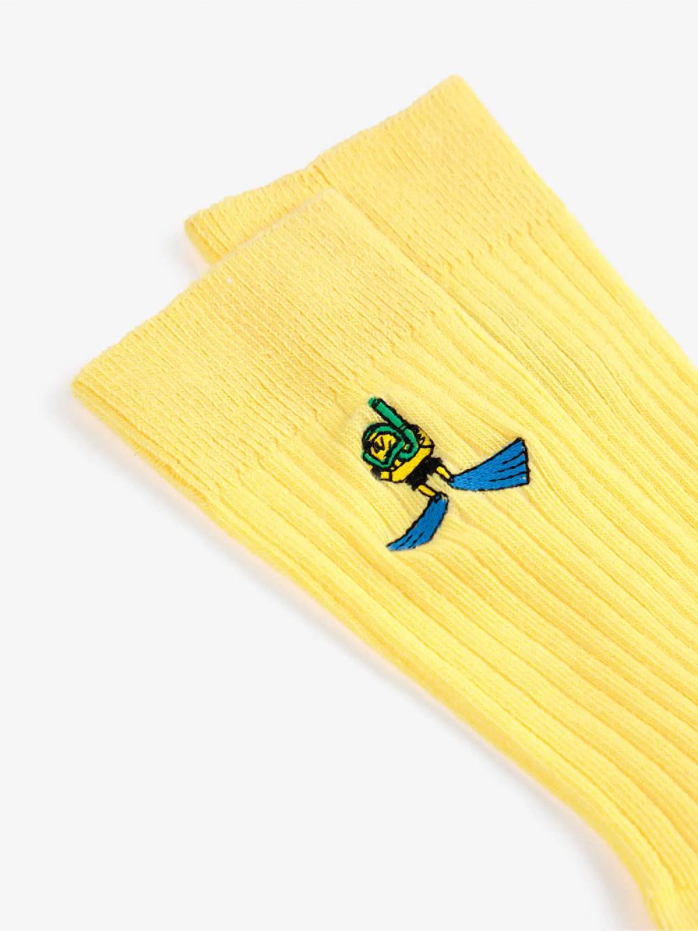 Bobo Choses Embroidery Long Socks