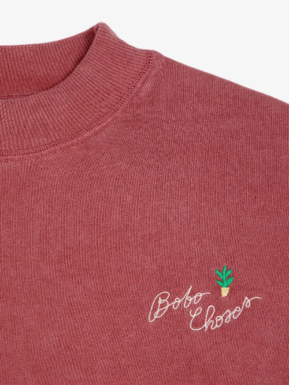 Bobo Choses Bobo Choses Embroidery Mock-neck Sweatshirt