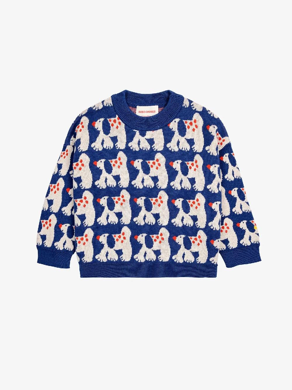 Bobo Choses Fairy Dog All Over Jacquard Jumper