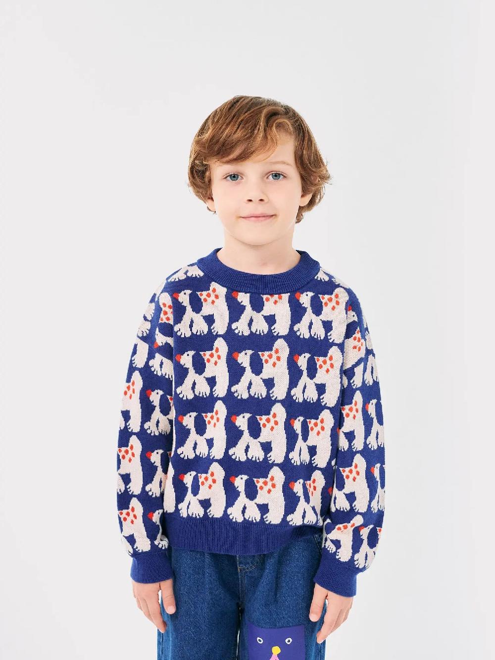 Bobo choses Fairy Dog all over jacquard jumper