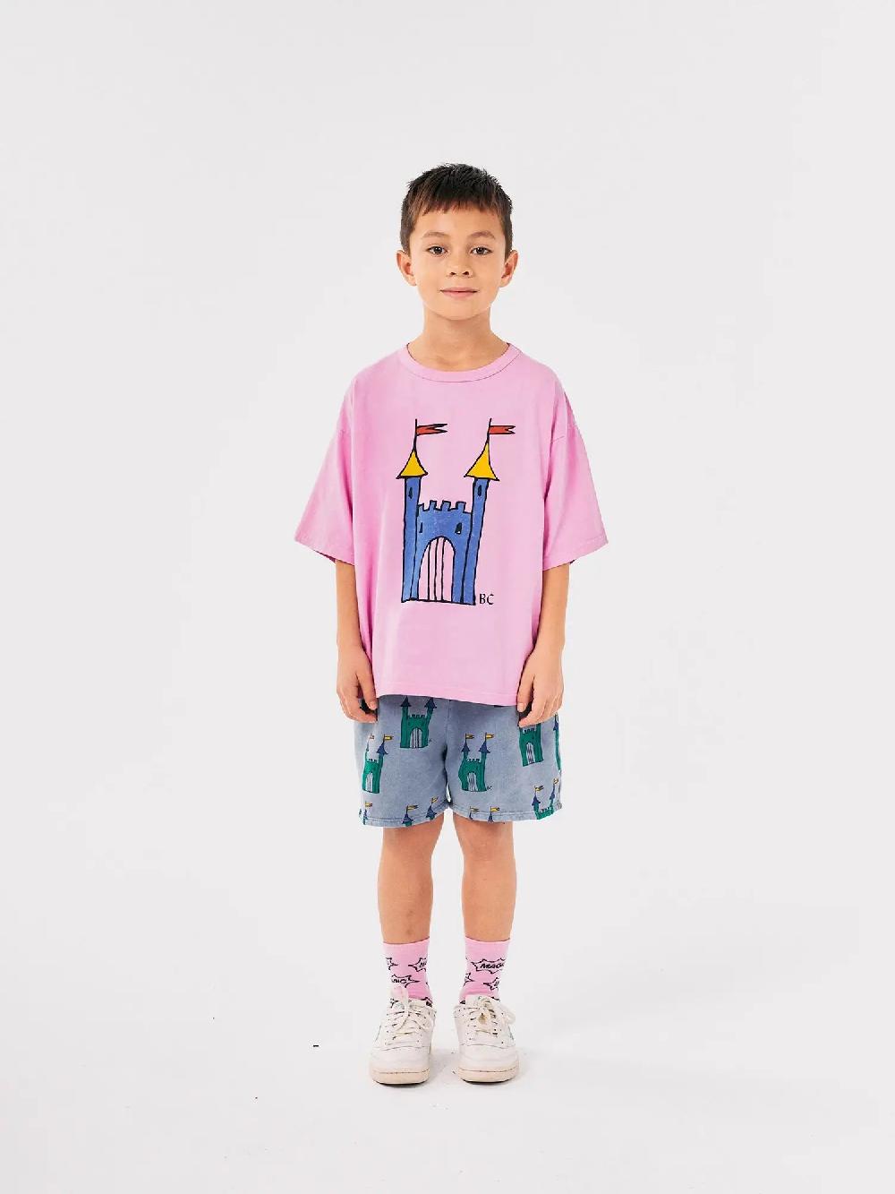 Bobo Choses Faraway Castle All Over Bermuda Shorts