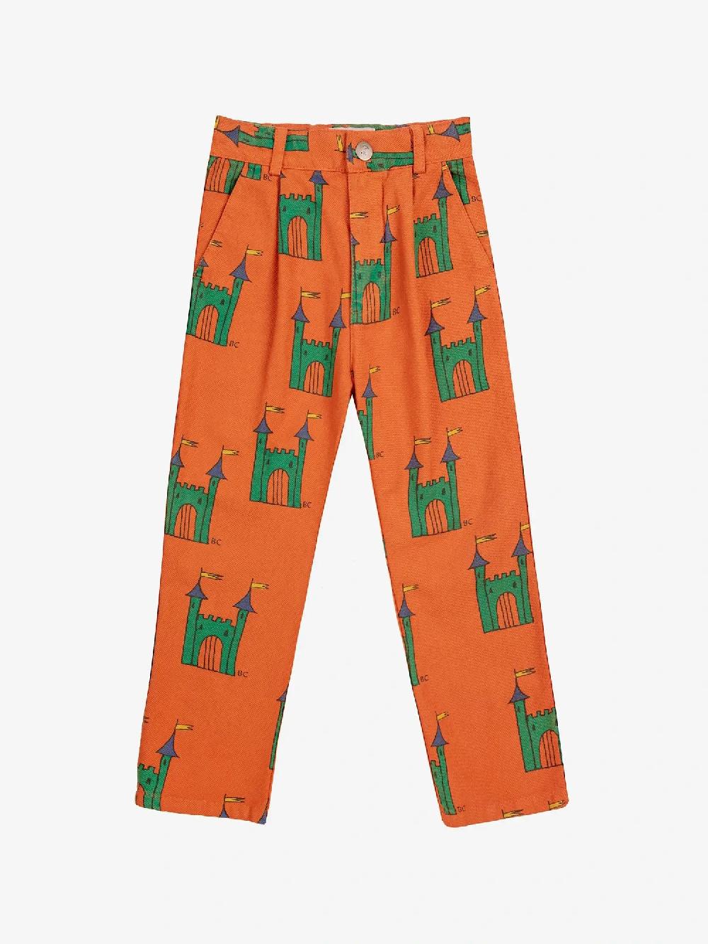 Bobo choses Faraway Castle all over chino pants