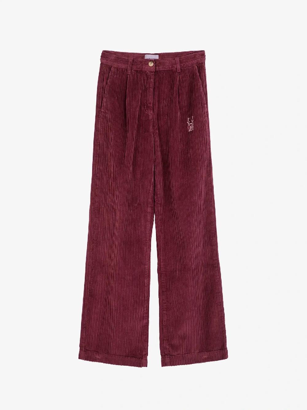 Bobo Choses Faraway Castle Pleated Corduroy Pants