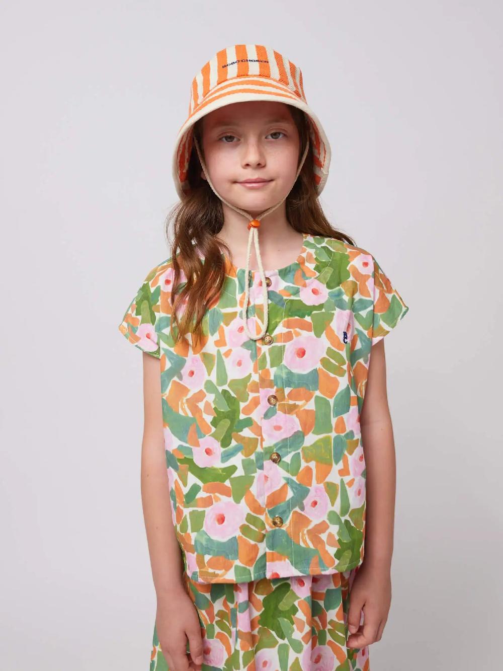 Bobo choses Floral all over woven shirt