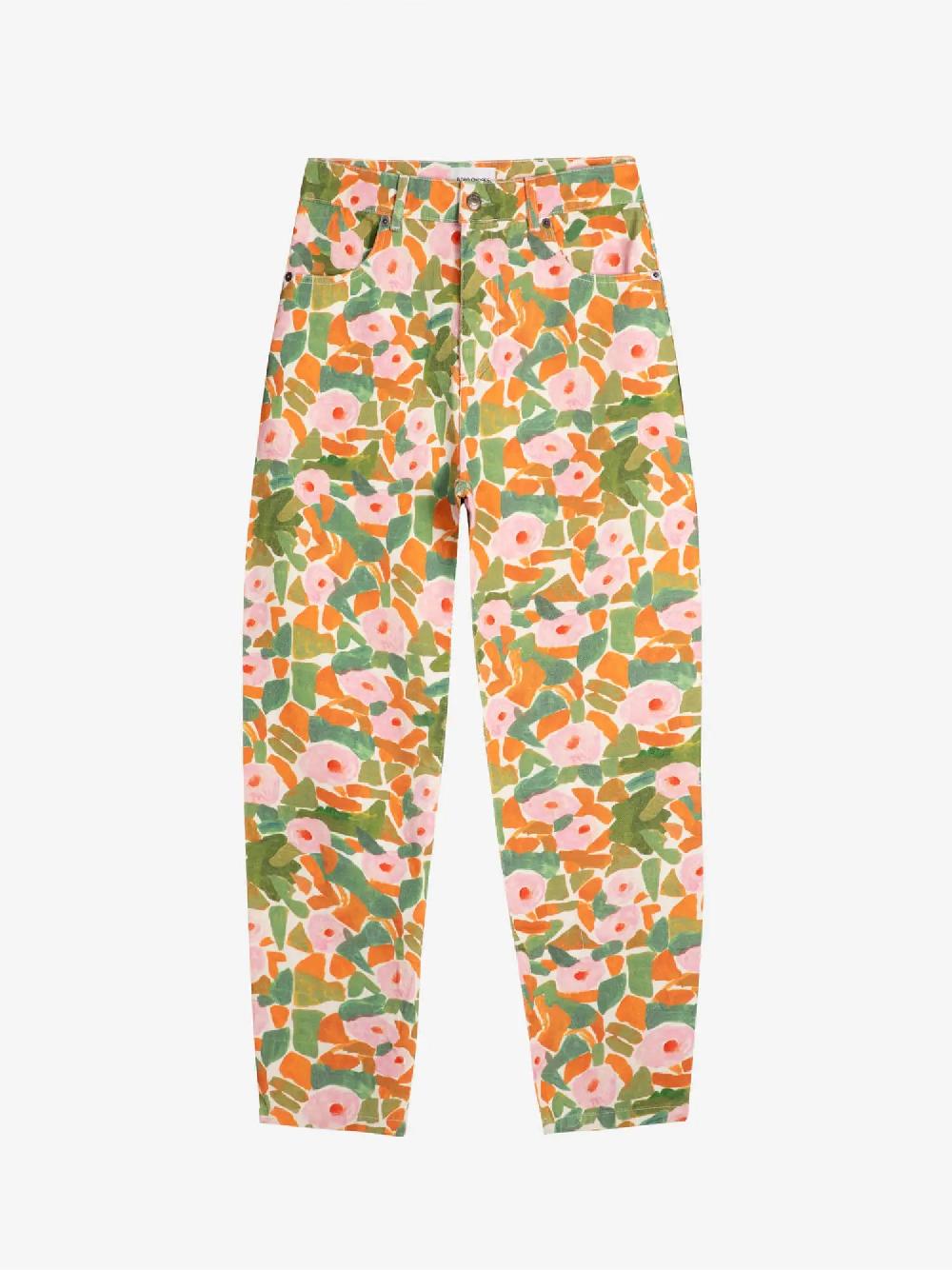 Bobo Choses Floral Print High Waist Jeans