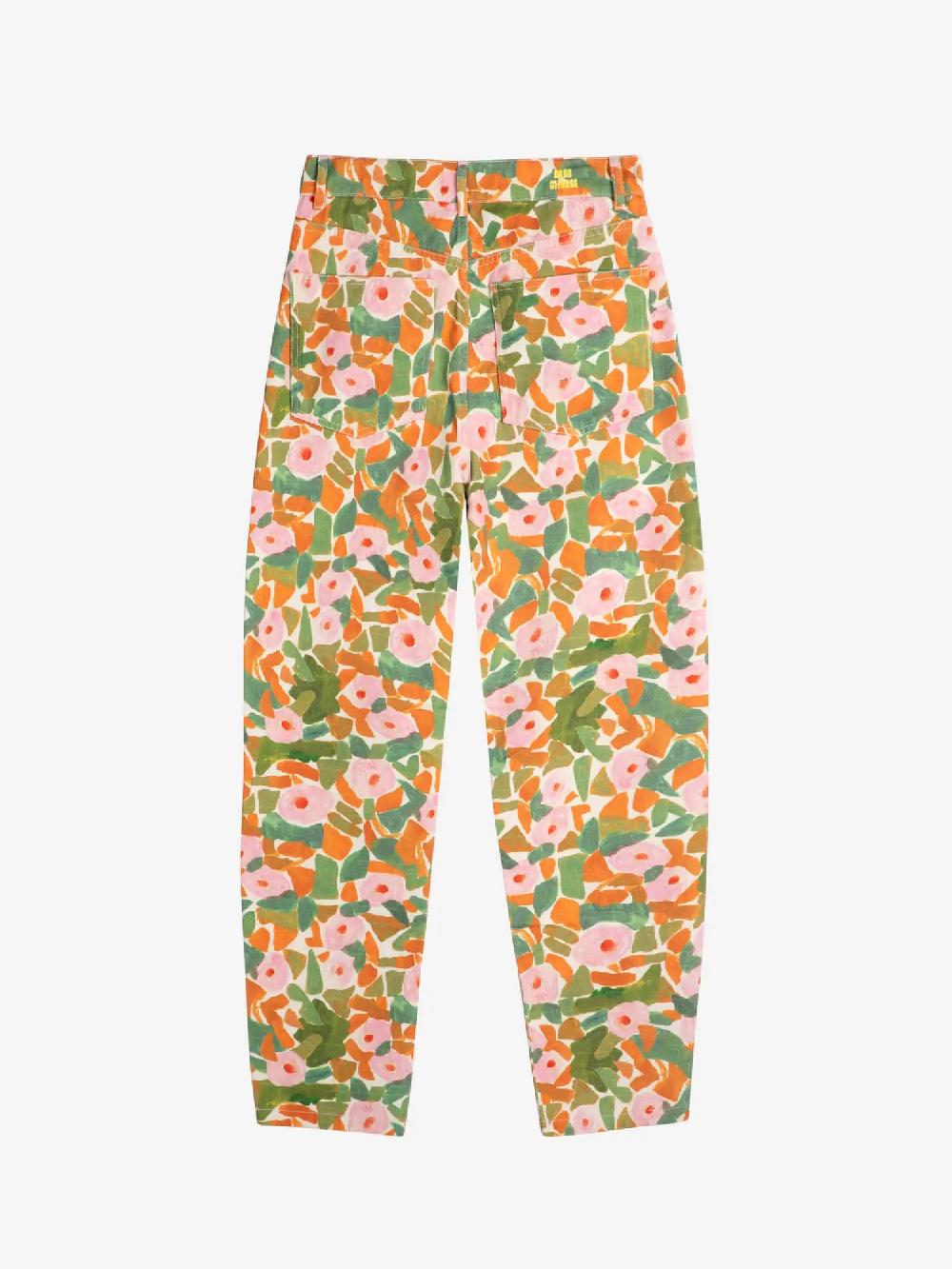 Bobo Choses Floral Print High Waist Jeans