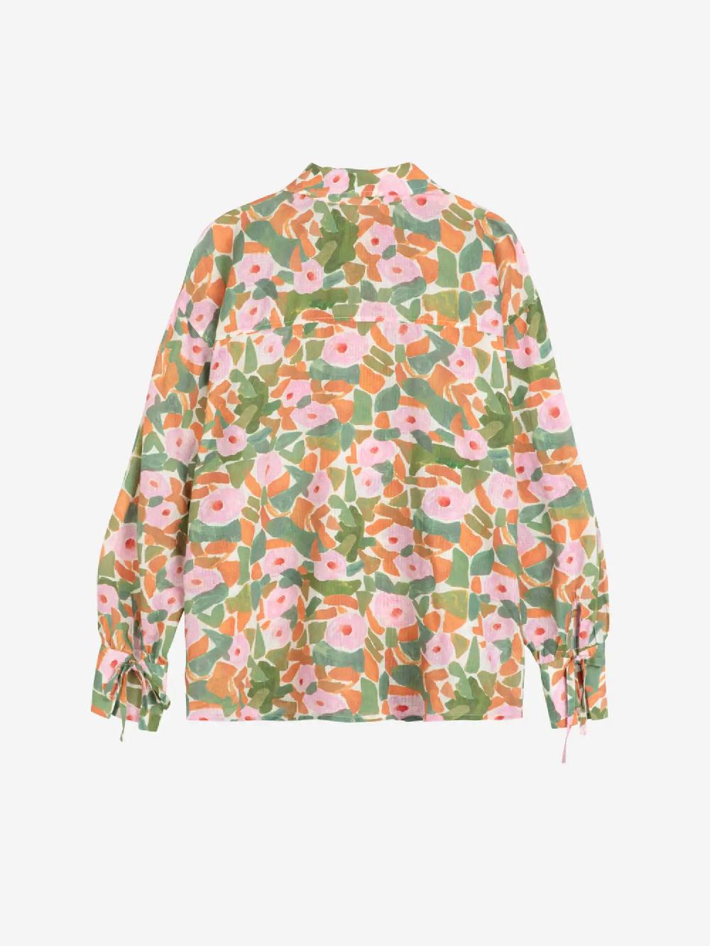 Bobo Choses Floral Print Relaxed Shirt