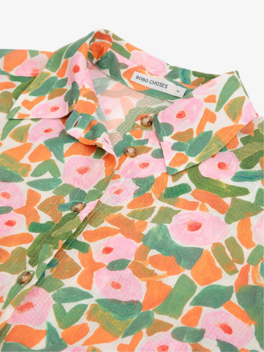 Bobo Choses Floral Print Relaxed Shirt