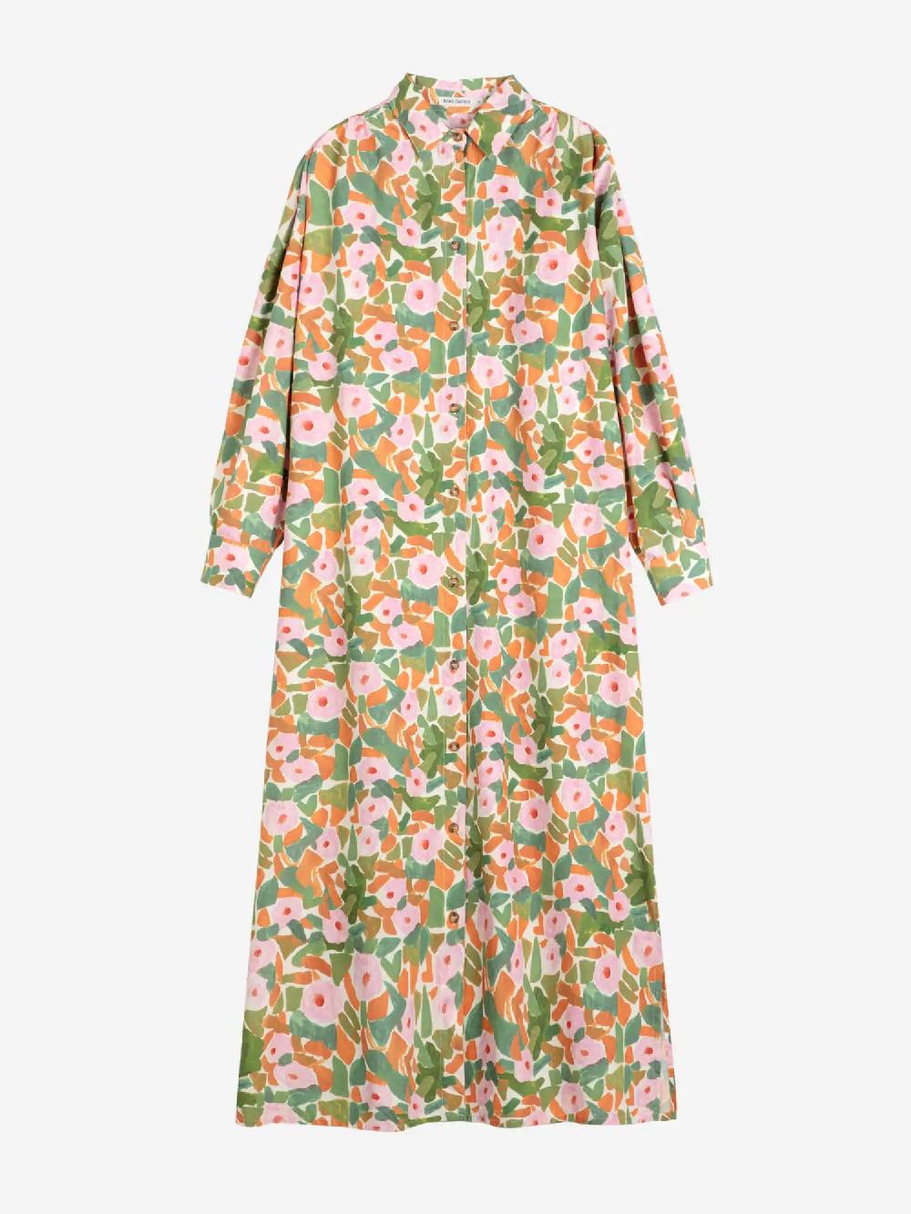 Bobo Choses Floral Print Shirt Dress