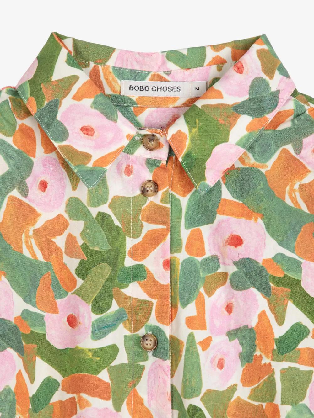 Bobo Choses Floral Print Shirt Dress