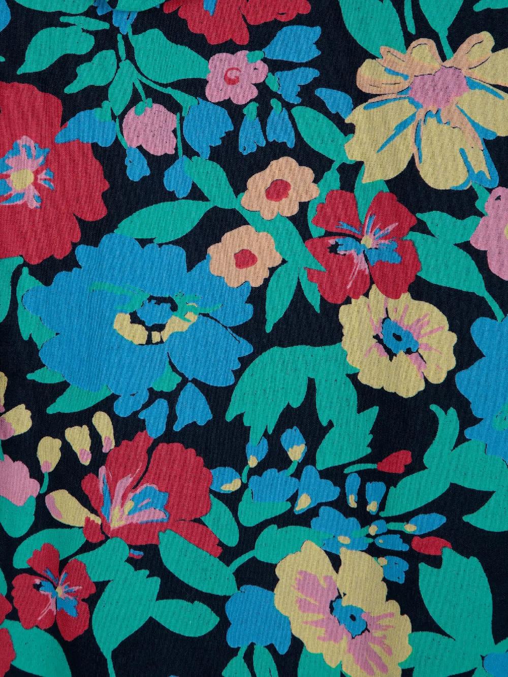 Bobo Choses Floral Printed Frill Neck Blouse