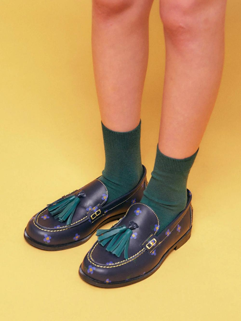 Bobo choses Floral printed loafers