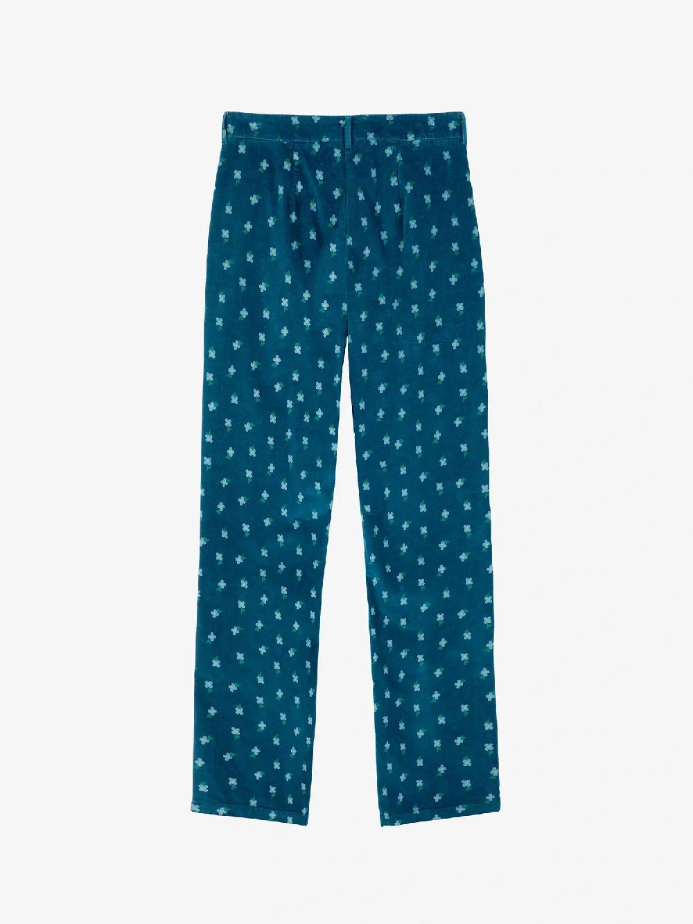 Bobo Choses Floral Printed Velvet Pants