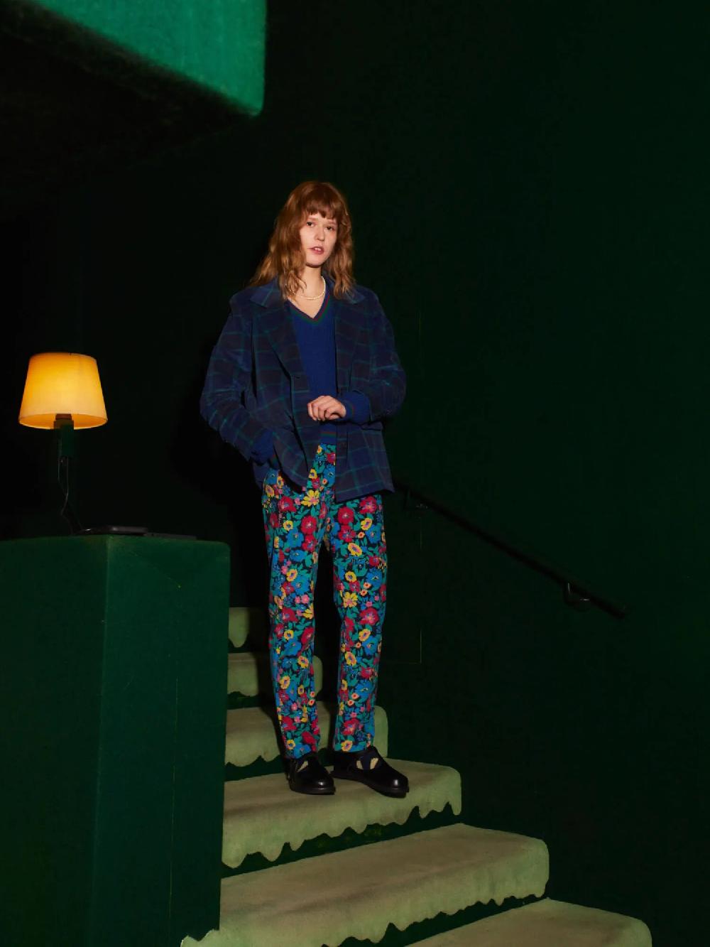 Bobo Choses Floral Woven Straight Pants