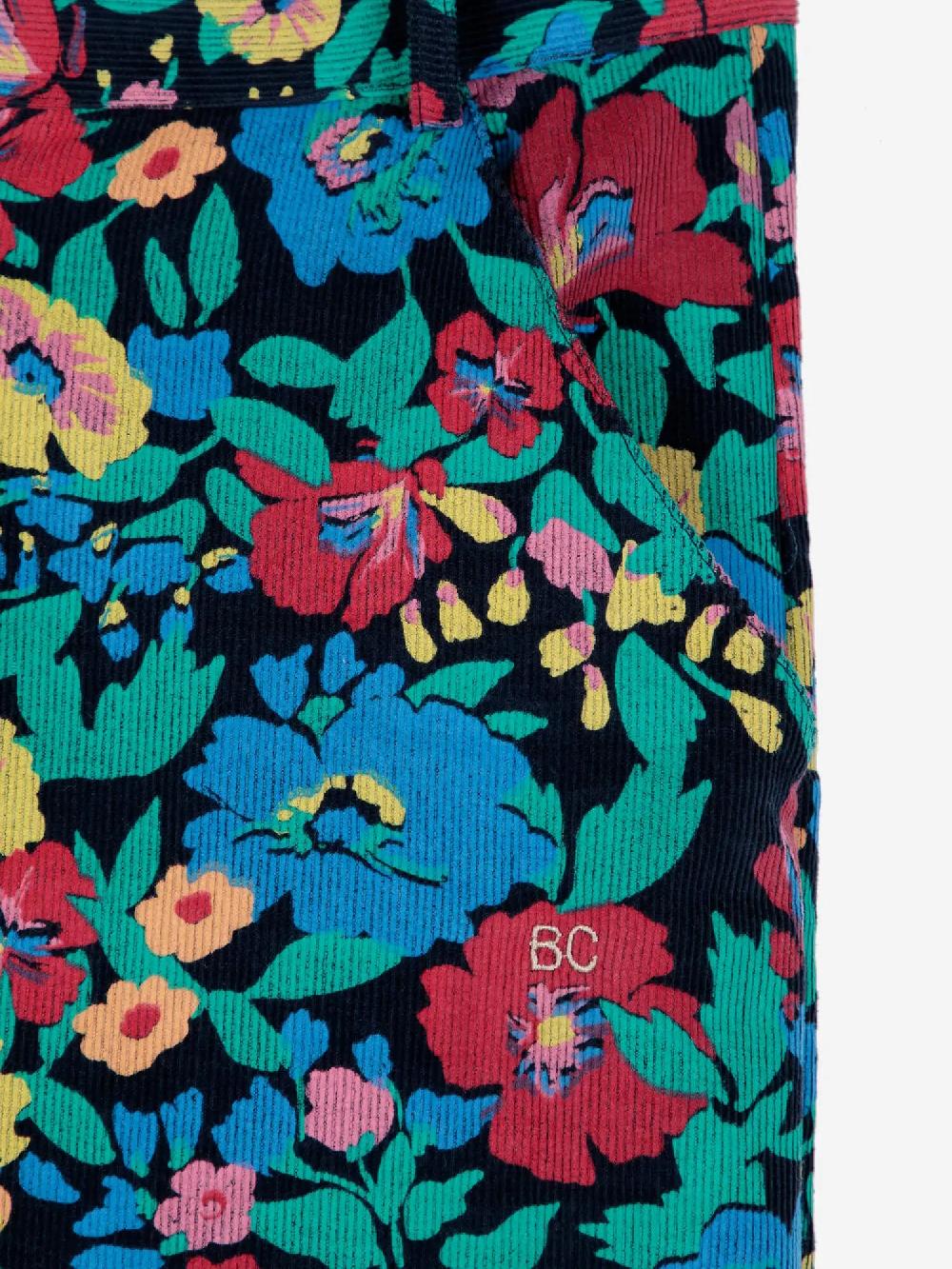 Bobo Choses Floral Woven Straight Pants