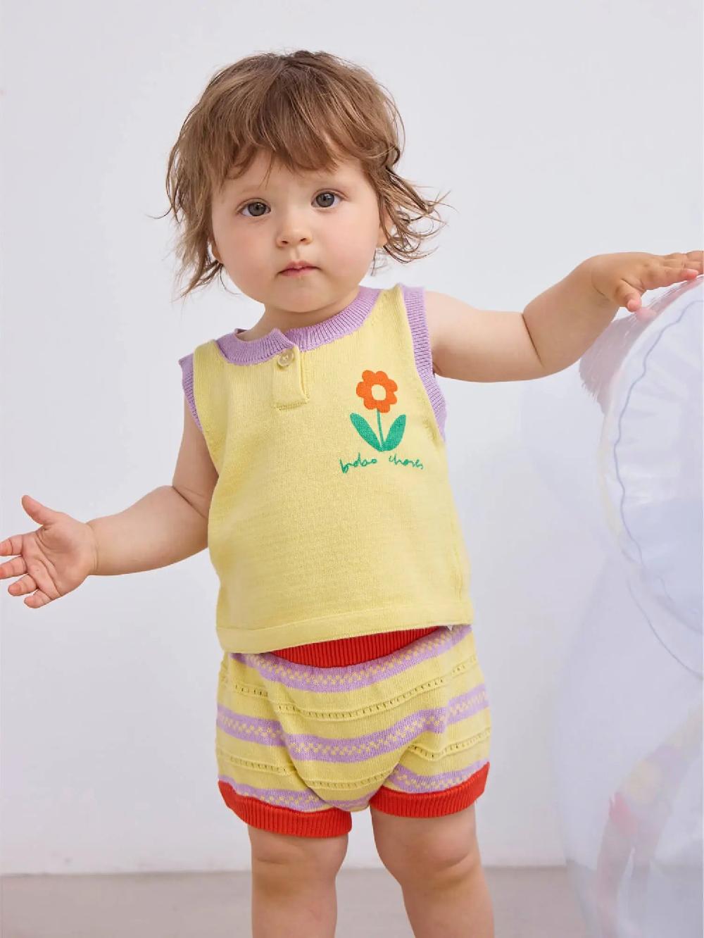 Bobo Choses Flower Knitted Bloomer