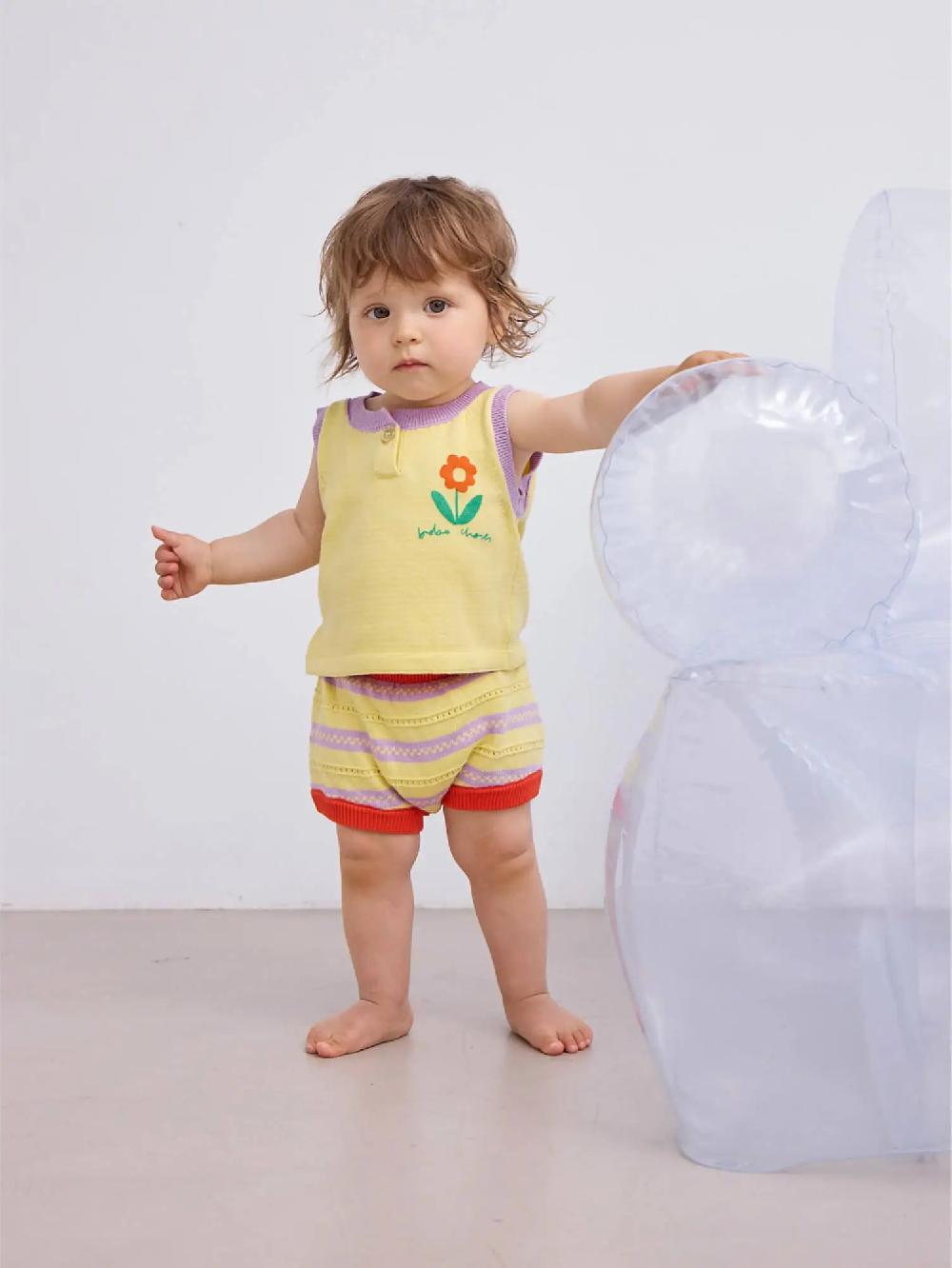 Bobo Choses Flower Knitted Bloomer