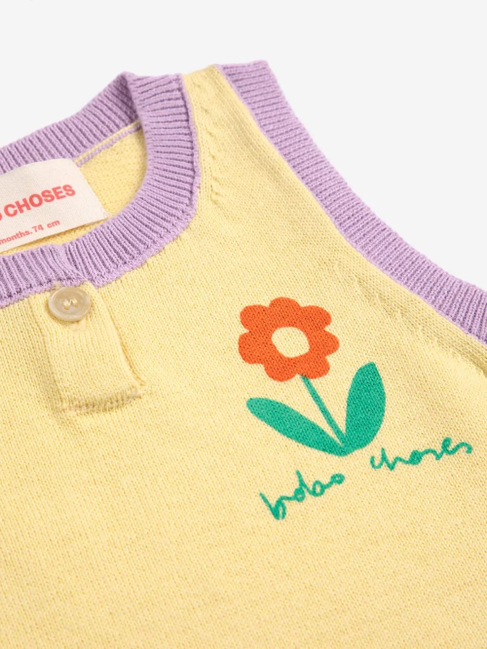 Bobo Choses Flower Knitted Top