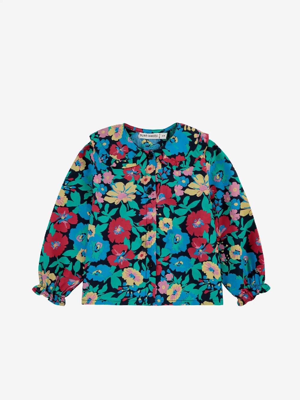 Bobo Choses Flowers All Over Woven Blouse