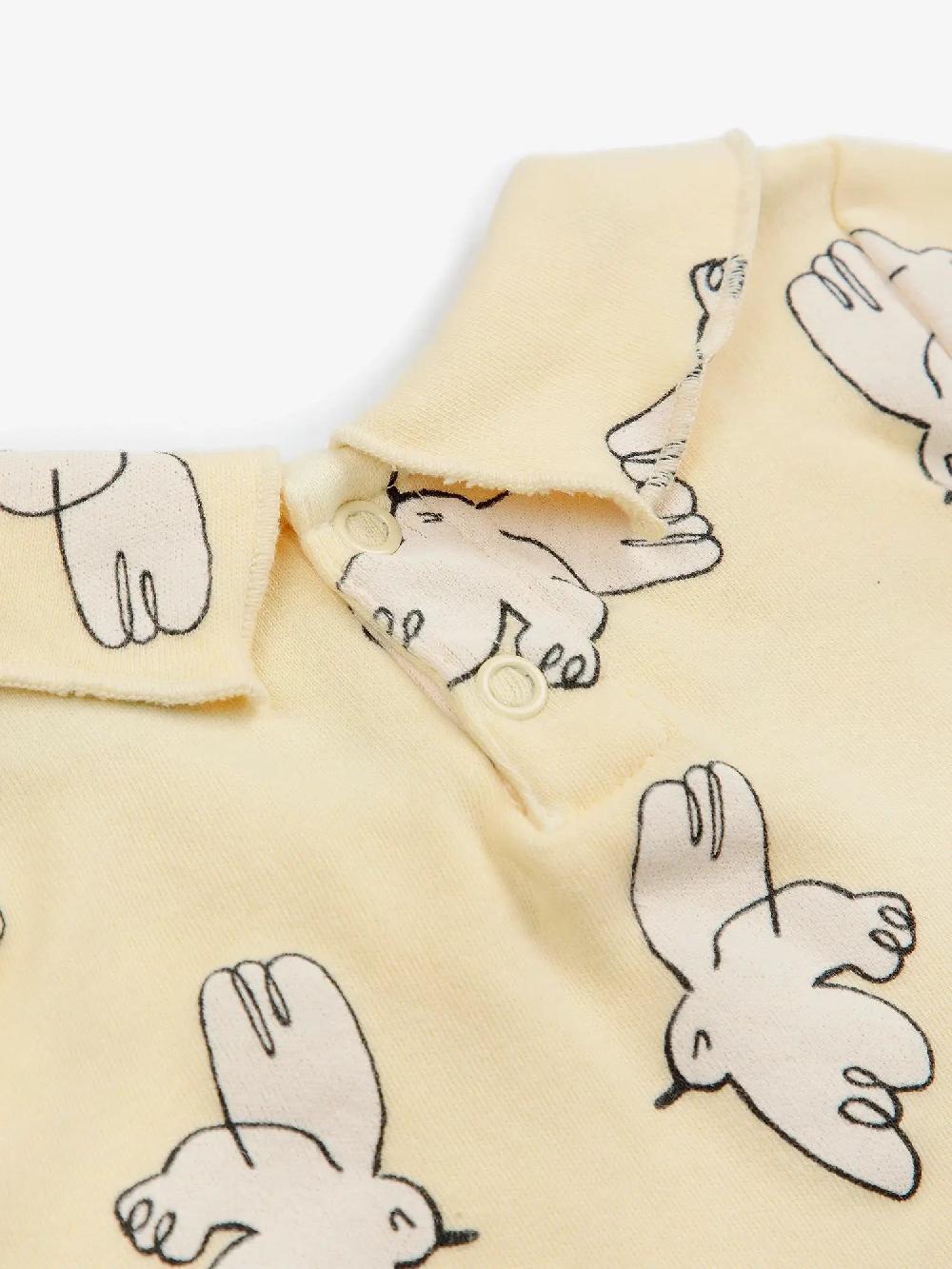 Bobo Choses Freedom Bird All Over Collar T-shirt