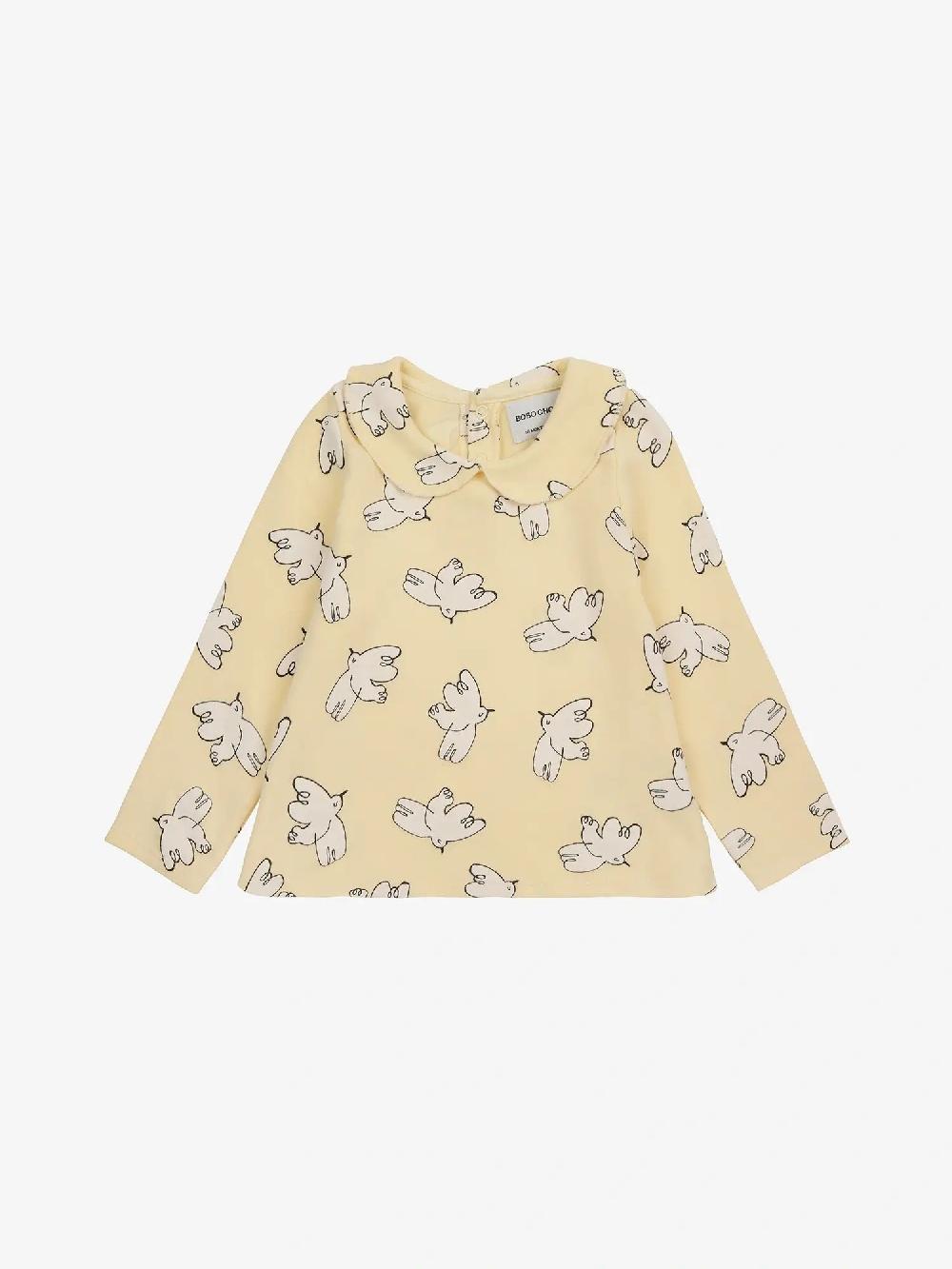 Bobo choses Freedom Bird all over collar T-shirt