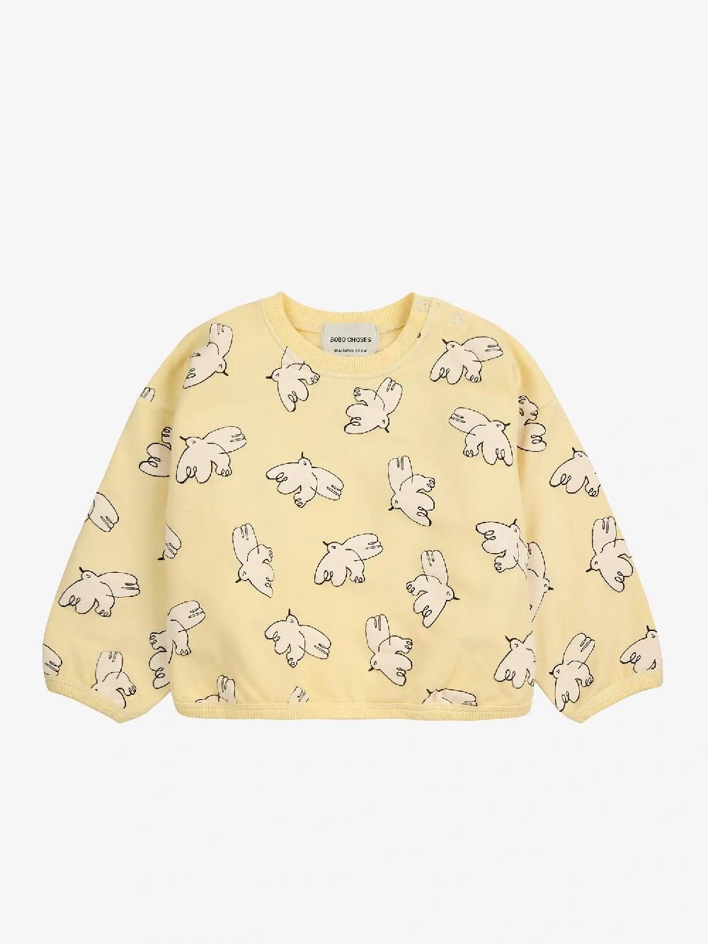 Bobo Choses Freedom Bird All Over Sweatshirt