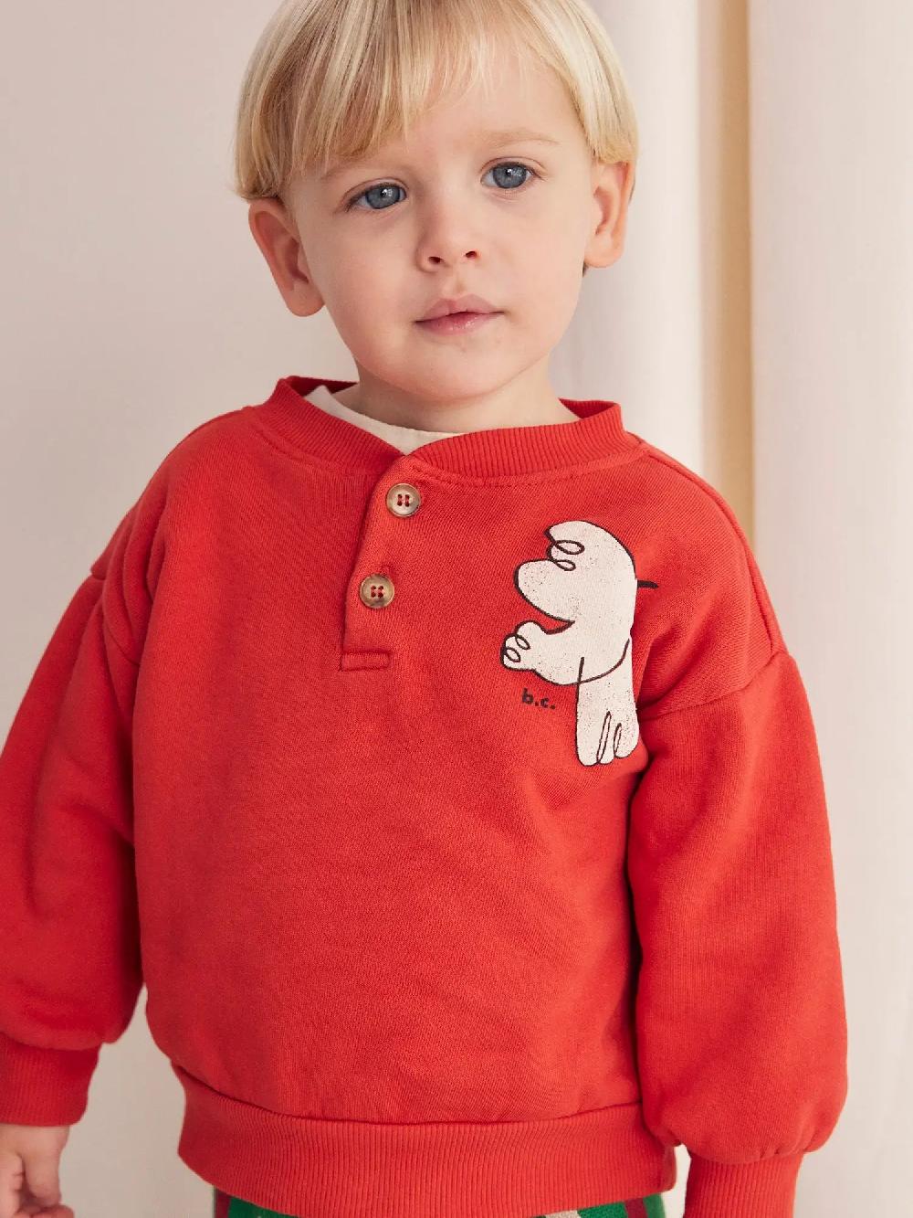 Bobo Choses Freedom Bird Buttoned Sweatshirt