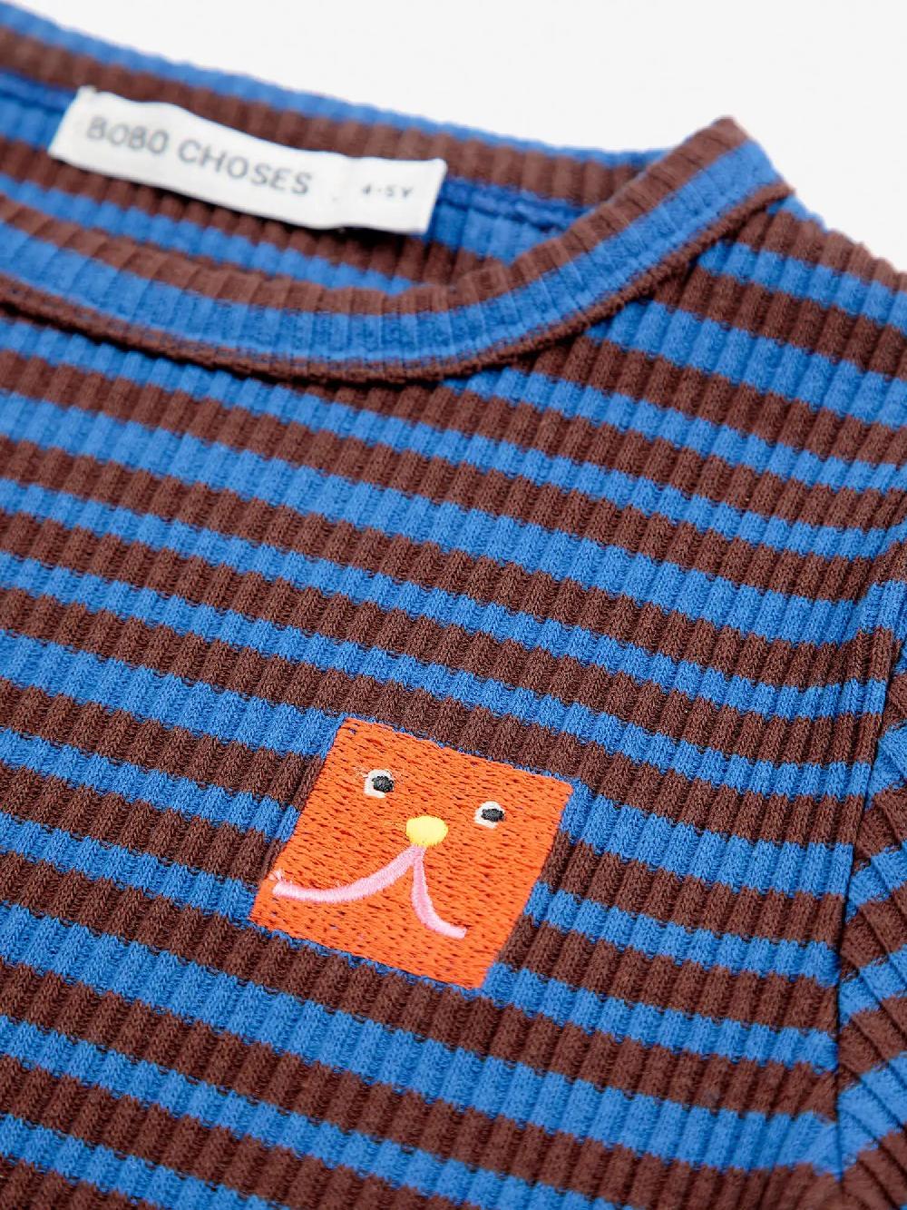 Bobo Choses Funny Face Embroidery T-shirt