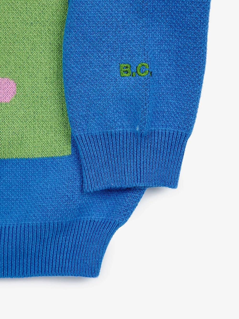 Bobo Choses Funny Face Jacquard Jumper