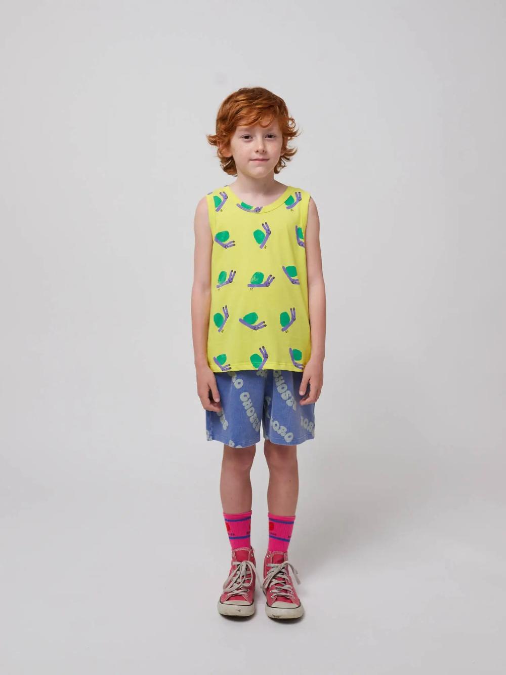 Bobo Choses Funny Snail All Over Tank Top